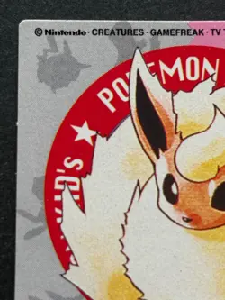 Pokemon Kid's mini card Flareon NO.11 Pokemon TCG Japanese NINTENDO BANDAI 1998 - Image 2