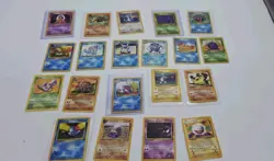 Bulk Common & Uncommon Cards x20 Fossil Unlimited - English Vintage Pokemon - Image 1