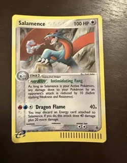 Salamence 19/97 Cosmos Holo E-League Promo EX Dragon Pokemon card TCG MP - Image 1