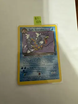 Dark Gyarados 8/82 Team Rocket 2000 Holo Rare PRERELEASE WOTC Pokemon Card TCG - Image 1