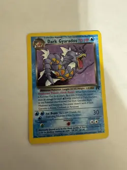 Dark Gyarados 8/82 Team Rocket 2000 Holo Rare PRERELEASE WOTC Pokemon Card TCG - Image 3