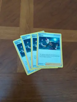 Lot X4 Playset Pokemon Fusion Strike Sidney Uncommon Trainer Card 241/264 NM - Image 1