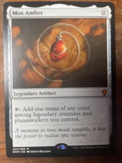 Mox Amber Dominaria Magic the Gathering Card NM Condition - Image 1
