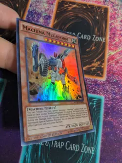 Yu-Gi-Oh! Machina Megaform NECH-ENS06 Limited Super Rare NM - Image 2