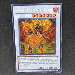 Ancient Flamvell Deity HA04-EN056 1st Edition Secret Rare NM Near Mint Yu-Gi-Oh! - Image 1