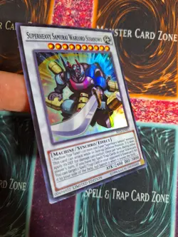 Yu-Gi-Oh! Superheavy Samurai Warlord Susanowo SECE-EN048 Super Rare Limited NM - Image 2