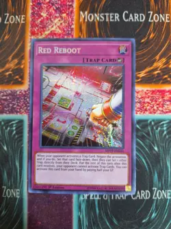 Yu-Gi-Oh! Red Reboot MP19-EN046 Prismatic Secret Rare 1st Edition Near Mint - Image 1
