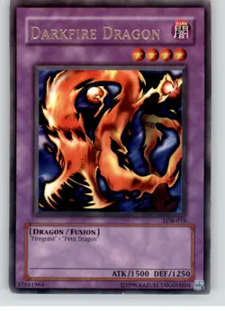 Darkfire Dragon - The Legend of Blue Eyes White Dragon - LP - #LOB-019 - Image 1