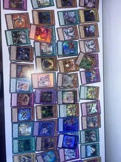 Yu-Gi-Oh 200 Card Bulk Lot - 50+ Holo Foil Rares (Super/Ultra/Secret/Platinum) - Image 1