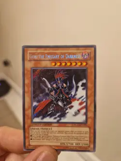 Yu-Gi-Oh Gorz The Emissary of Darkness Limited Edition DLG1-EN000 Secret Rare - Image 1