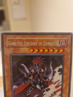 Yu-Gi-Oh Gorz The Emissary of Darkness Limited Edition DLG1-EN000 Secret Rare - Image 4