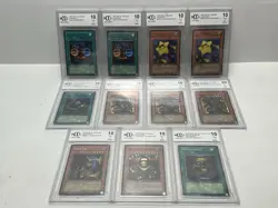 Yugioh Pot Of Greed Sword & Shield Sanga Dark Elf BCCG 10 Lot of 11x LOB MRD - Image 4