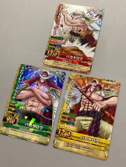 Edward Newgate "Whitebeard" One Piece Bundle of 3 Bandai Cards Japanese - Image 2