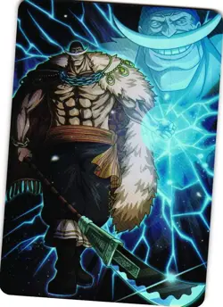 EDWARD NEWGATE ONE PIECE HOLOGRAPHIC Collectible Anime Card - Image 1