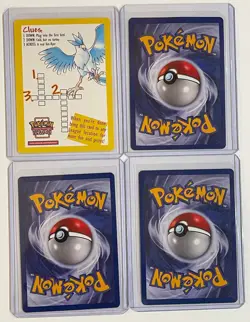 Pokemon Legendary Birds Articuno,Moltres,Zapdos Black Star Promo Card Set WOTC - Image 2