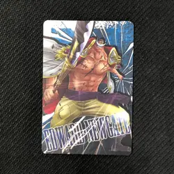 S0204 White Beard Edward Newgate 011 One Piece Memorial Log Card Bandai - Image 1