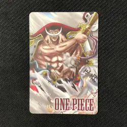 S0492 White Beard Edward Newgate 008 One Piece Memorial Log Card Japanese Bandai - Image 1