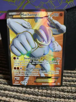 Pokemon TCG Machamp-EX Ancient Origins Holo Full Art Ultra Rare Card 90/98 - Image 1