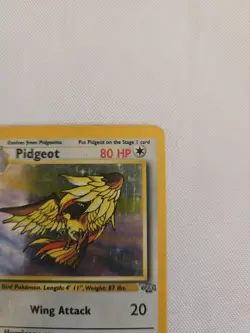 Pokemon TCG Pidgeot Holo Card Jungle 24/64 Unlimited Rare - Image 3