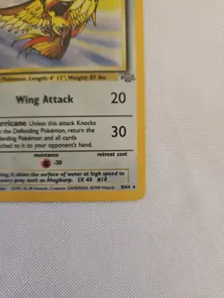 Pokemon TCG Pidgeot Holo Card Jungle 24/64 Unlimited Rare - Image 4