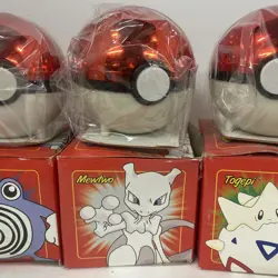 NEW 1999 BURGER KING POKEMON 23K GOLD PLATED CARDS with Balls - Image 4