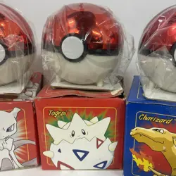 NEW 1999 BURGER KING POKEMON 23K GOLD PLATED CARDS with Balls - Image 5