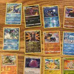 Pokemon TCG Mixed Lot Bundle 64 Pokemon Reverse Holo Cards - Image 3