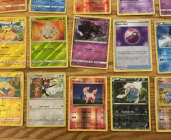 Pokemon TCG Mixed Lot Bundle 64 Pokemon Reverse Holo Cards - Image 5