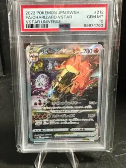 PSA 10 Charizard 212/172 Mewtwo 221/172 SAR VSTAR Universe Pokemon Card Japanese - Image 1