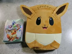 POKEMON PRISMATIC EVOLUTIONS EEVEE ACCESSORY POUCH + ETB EXCLUSIVE CARD SLEEVES - Image 1