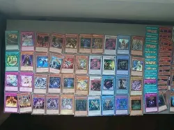Yugioh 80 Card lot bundle includes rareU shiny stuff, exact as pictured YUG20 - Image 1