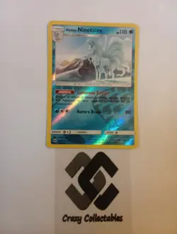 Pokemon Cards Alolan Ninetales 28/147 Reverse Holo Burning Shadow Nr Mint Card - Image 1