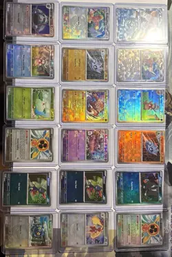 Lot Of 18 Pokemon Prismatic Evolution 18 Masterball Cards - Image 1