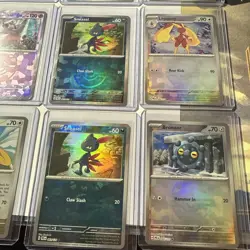 Lot Of 18 Pokemon Prismatic Evolution 18 Masterball Cards - Image 5