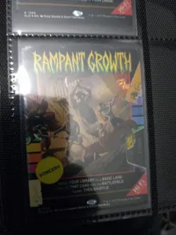 Rampant Growth, Secret Lair: Now on VHS! - Foil - Magic the Gathering - MTG NM - Image 1