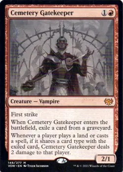 MTG Cemetery Gatekeeper (148) | LP | Innistrad: Crimson Vow (VOW) - Image 1