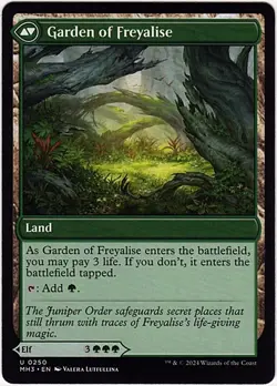 MTG Modern Horizons 3 Disciple of Freyalise/Garden of Freyalise (Uncommon) - Image 2