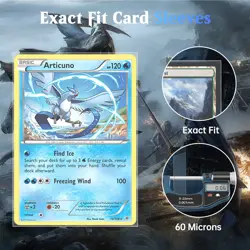 1200 Counts Perfect Fit Card Sleeves, Exact Sleeve, 1200, Clear - Image 3