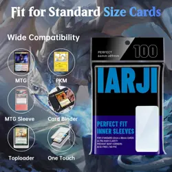 1200 Counts Perfect Fit Card Sleeves, Exact Sleeve, 1200, Clear - Image 4