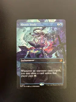 Rhystic Study (Anime Borderless) Wilds of Eldraine: Enchanting Tales Regular - Image 1