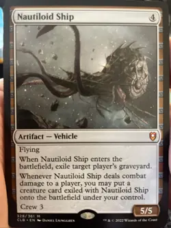 Magic The Gathering; Battle For Baldurs Gate; Nautiloid Ship - Mythic -328 - Image 1