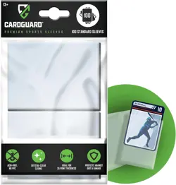 Premium Clear Card Sleeves, 100ct - Standard Size Penny Sleeves for - Image 1