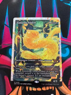 Enduring Tenacity (Fracture Foil) - Duskmourn: House of Horror - *Pack Fresh* - Image 1