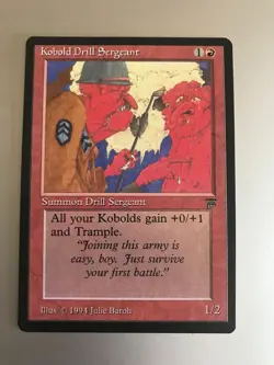 Kobold Drill Sergeant - Legends (LEG) - NM - MTG *Combined Shipping - Image 1