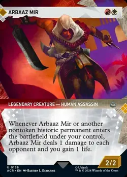 Arbaaz Mir - Foil - Showcase x1 - Universes Beyond: Assassin's Creed (ACR) - NM- - Image 1