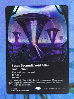 1x FOIL BORDERLESS Susur Secundi, Void Altar, NM, EOE, Magic: the Gathering, MtG - Image 1
