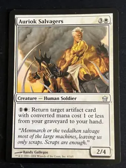 1x Auriok Salvagers (4) Fifth Dawn LP MTG Magic the Gathering x1 MKE - Image 1