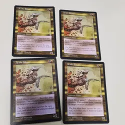 Magic The Gathering 4x Acidic Sliver Stronghold MTG +Free Cards. - Image 1