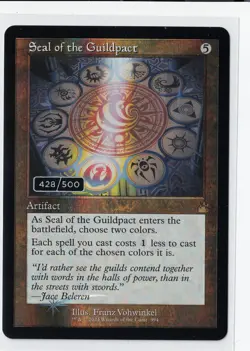 Seal of the Guildpact - Serialized Foil Retro - Ravnica Remastered - Magic - MTG - Image 1