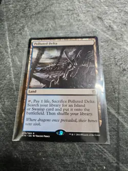 Magic: the gatherig MTG Polluted Delta Khans of Tarkir (KTK) Regular - Image 1